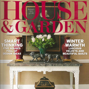 House & Garden magazine, Jan 2014